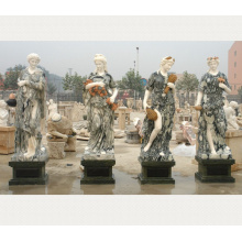 nivel de arte vida clásica tamaño de la estatua de mármol de cuatro estaciones